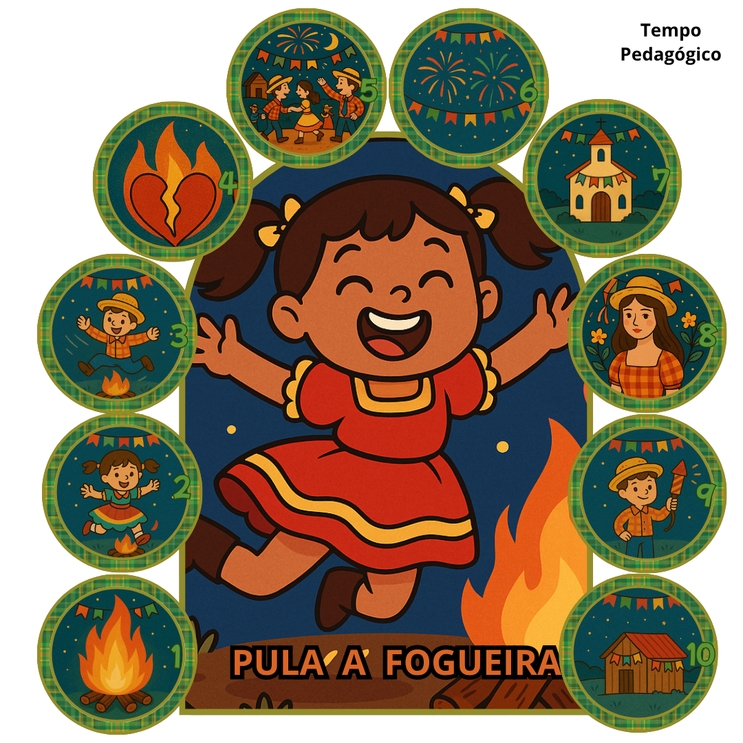 Luva Musical Junina - PULA FOGUEIRA + Atividades