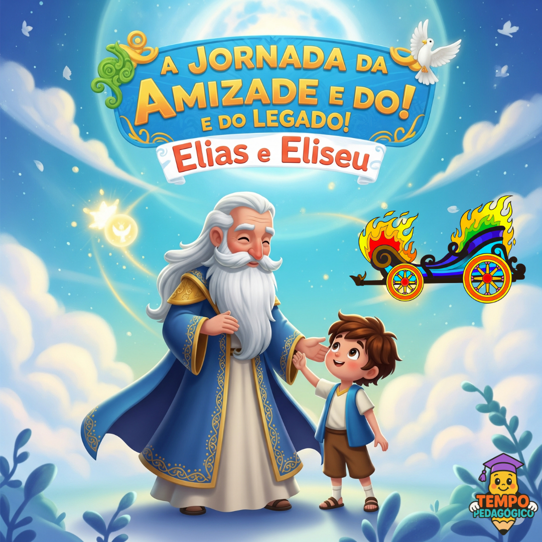 TABULEIRO JOGO - A Jornada da Amizade e do Legado! ELIAS E ELISEU
