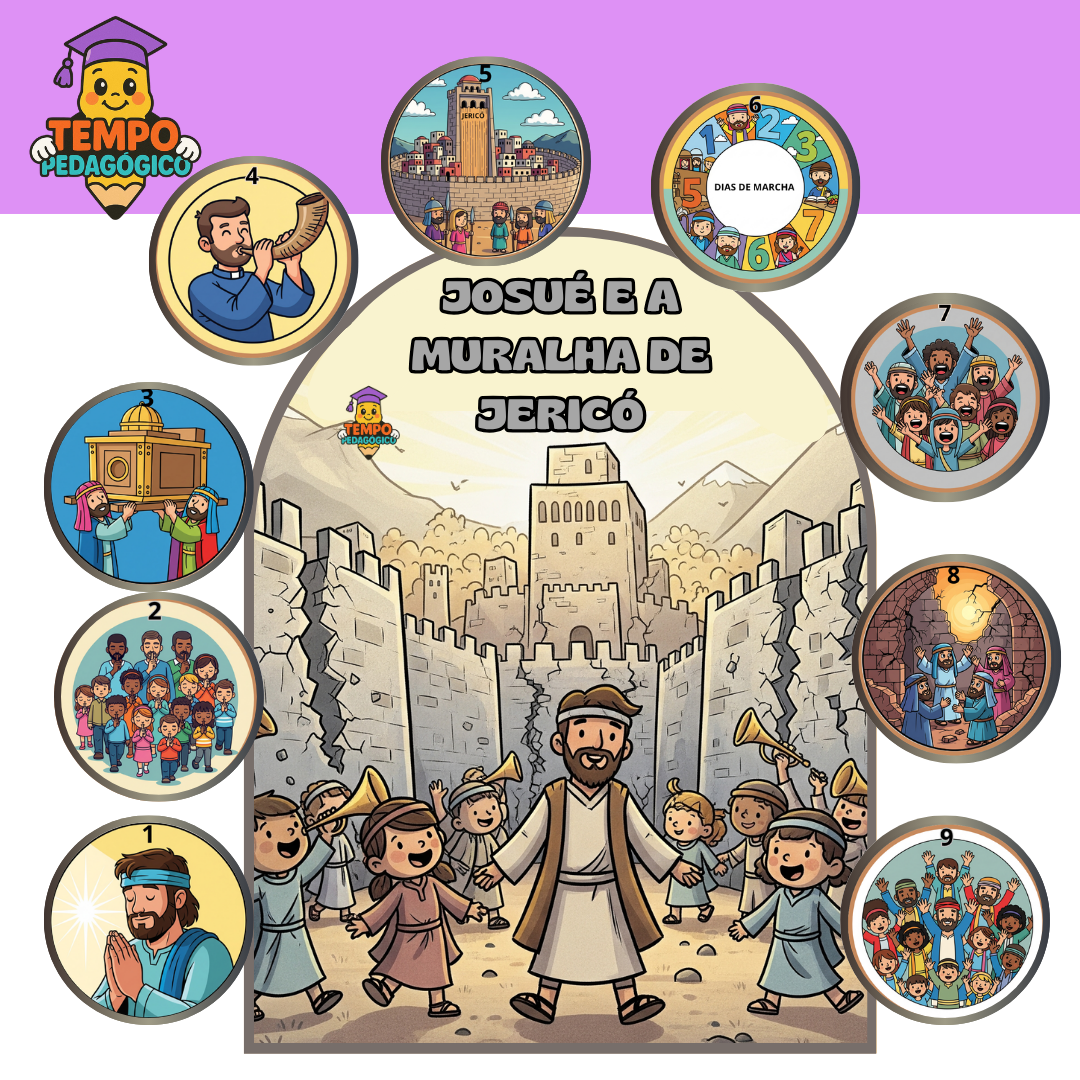 LUVA DE HISTÓRIA - Josué e a Muralha de Jericó