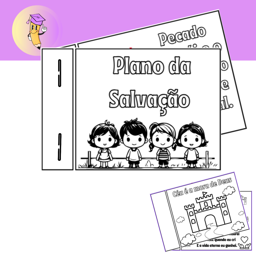 LIVRINHO PARA COLORIR – PLANO DA SALVAÇÃO