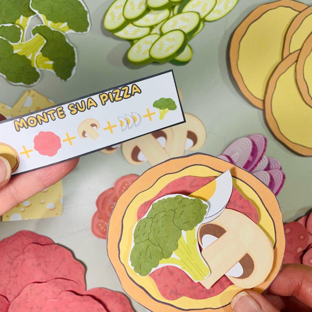 Monte sua Pizza – Uma deliciosa brincadeira de lógica e aprendizado!