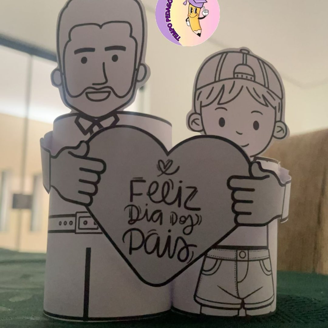 Nosso Amor de Rolinho Pai e Filho em Fantoches