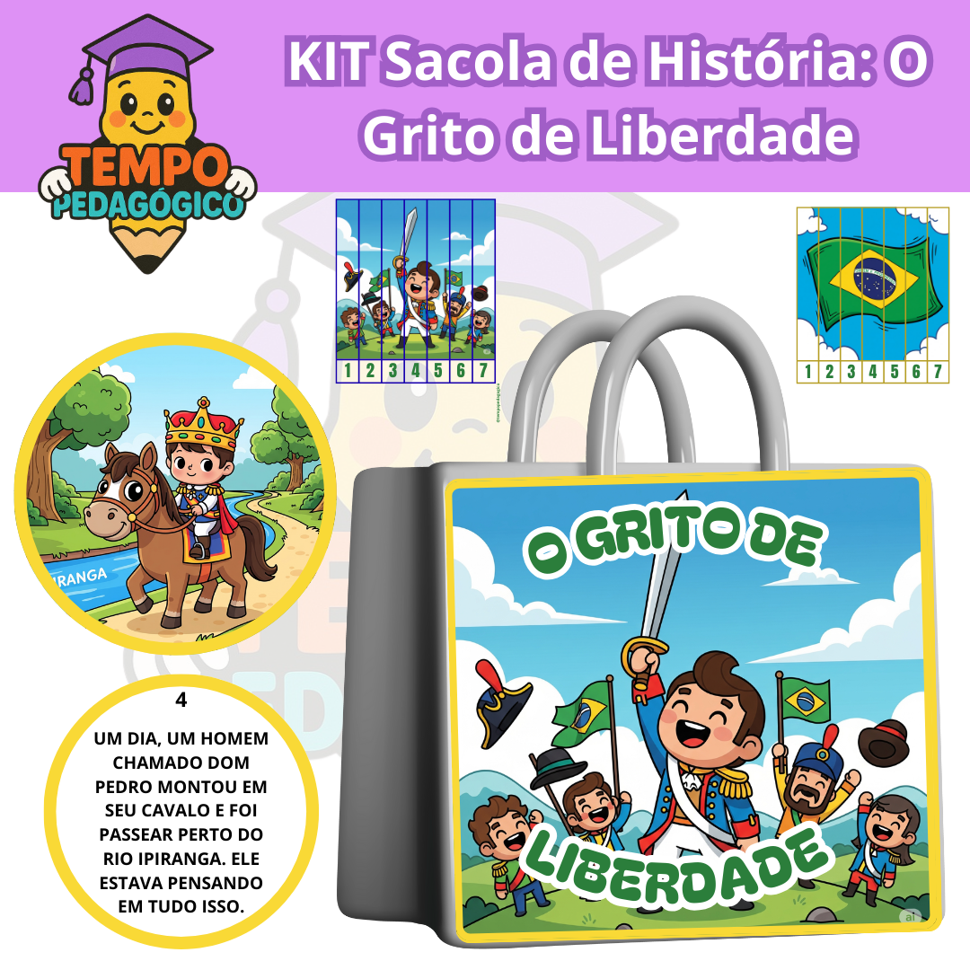 KIT Sacola de História: O Grito de Liberdade