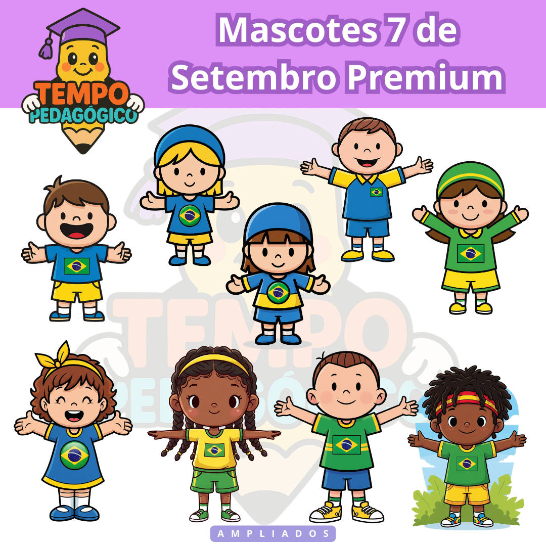 Mascotes 7 de Setembro Premium