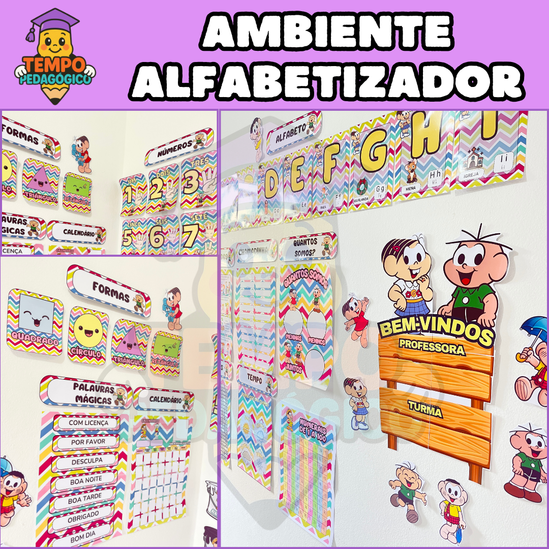 Kit Sala de Aula Turma da Mônica