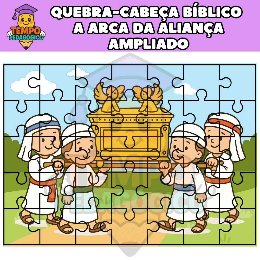 Mega Quebra-Cabeça Ampliado Arca da Aliança