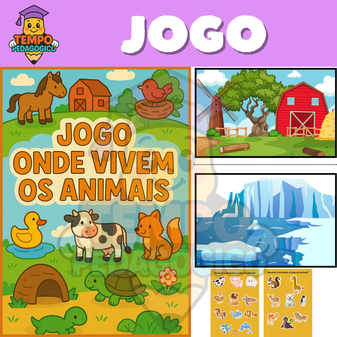 Jogo Onde Vivem os Animais