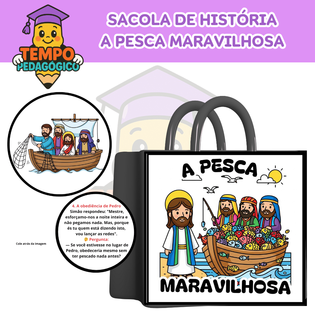 A Pesca Maravilhosa – Recurso Sacola para Contação de História