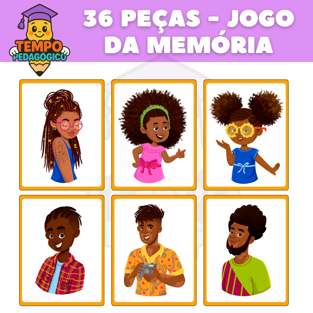 Jogo da Memória: Orgulho Negro