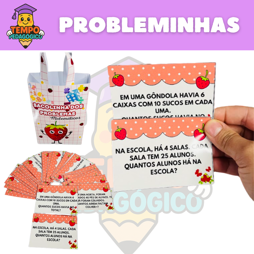 Sacolinha Moranguinho dos Problemas Matemáticos