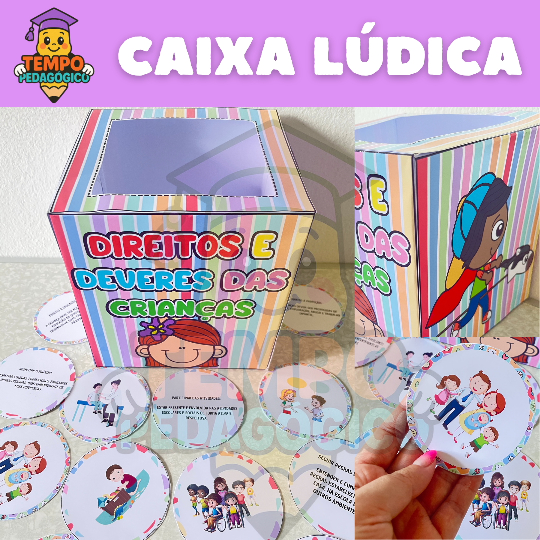 Caixa lúdica Direito e deveres das crianças