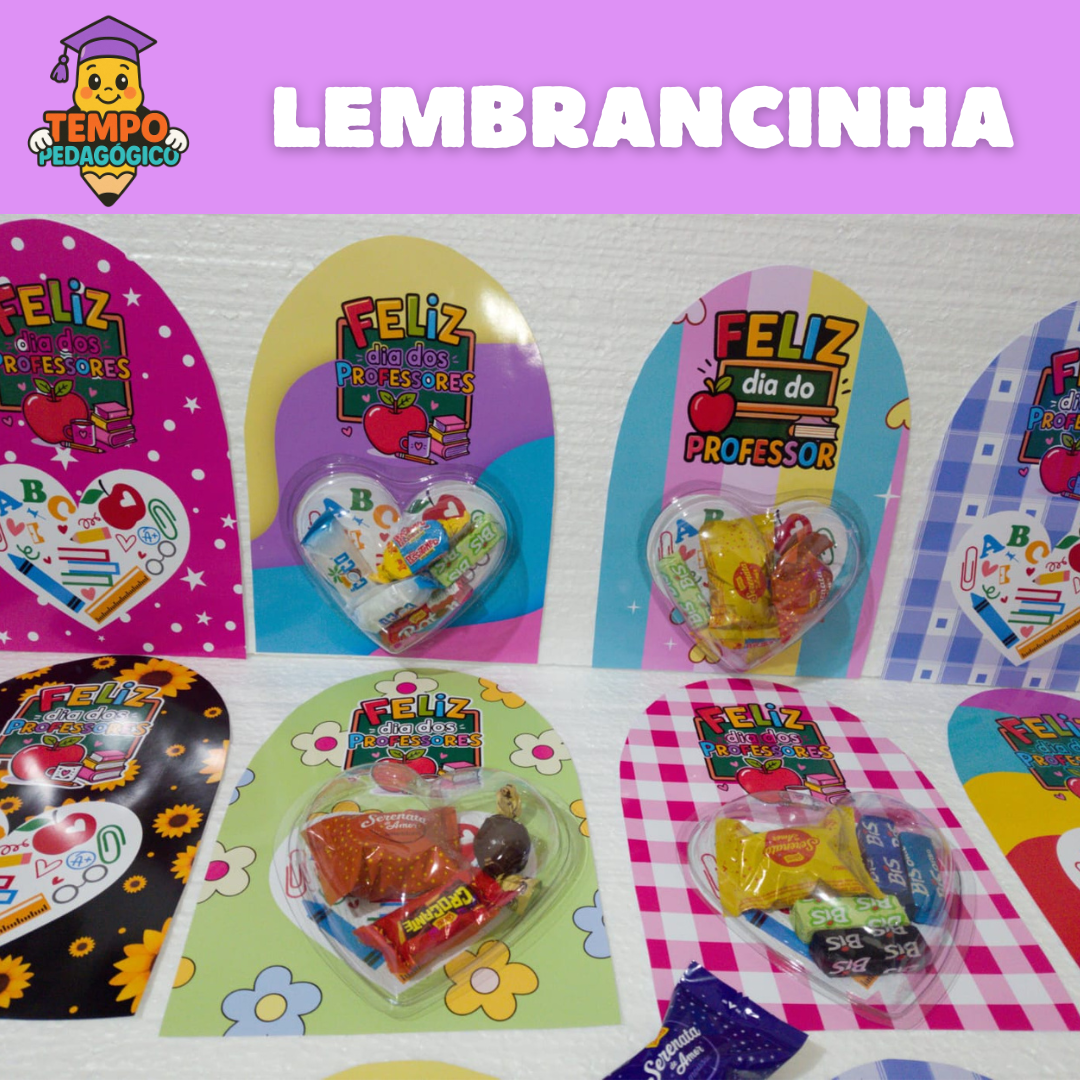 Cartões Lembrancinha dia do Professor