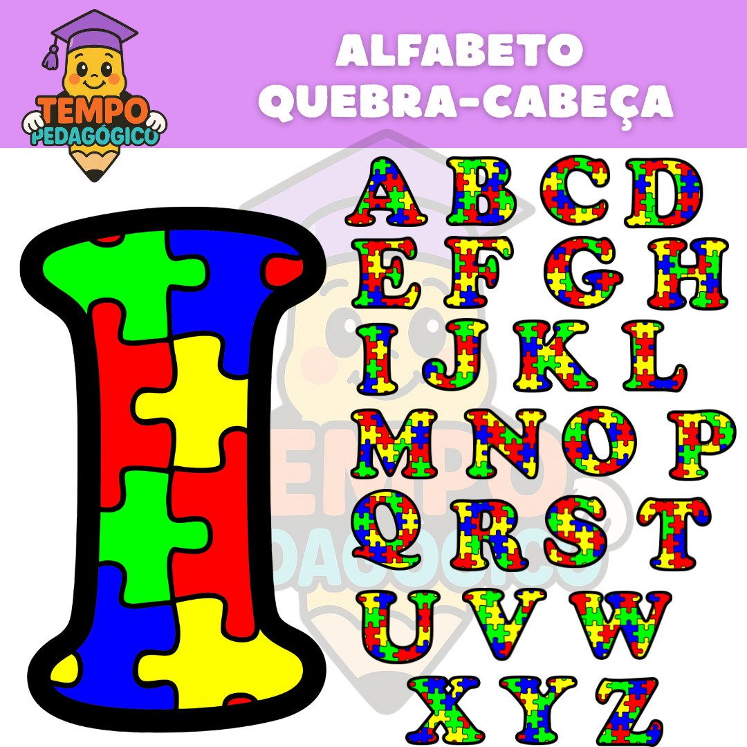 Alfabeto Quebra-Cabeça – Edição Autismo