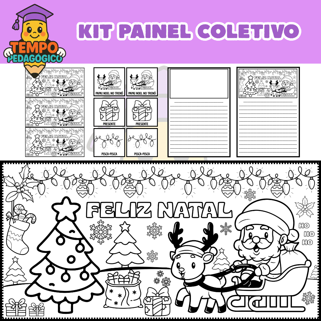 KIT Painel Coletivo Natalino
