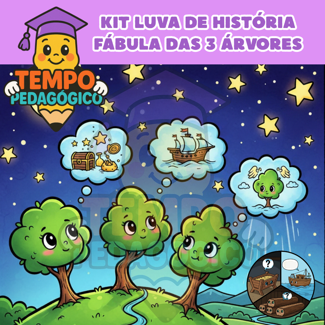 A Fábula das 3 Árvores - Luva de História