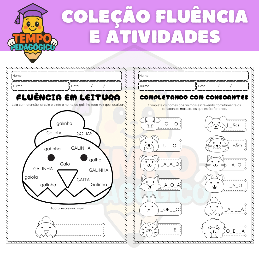 Coleção – Atividade e Fluência Leitora | 1º Ano do Ensino Fundamental