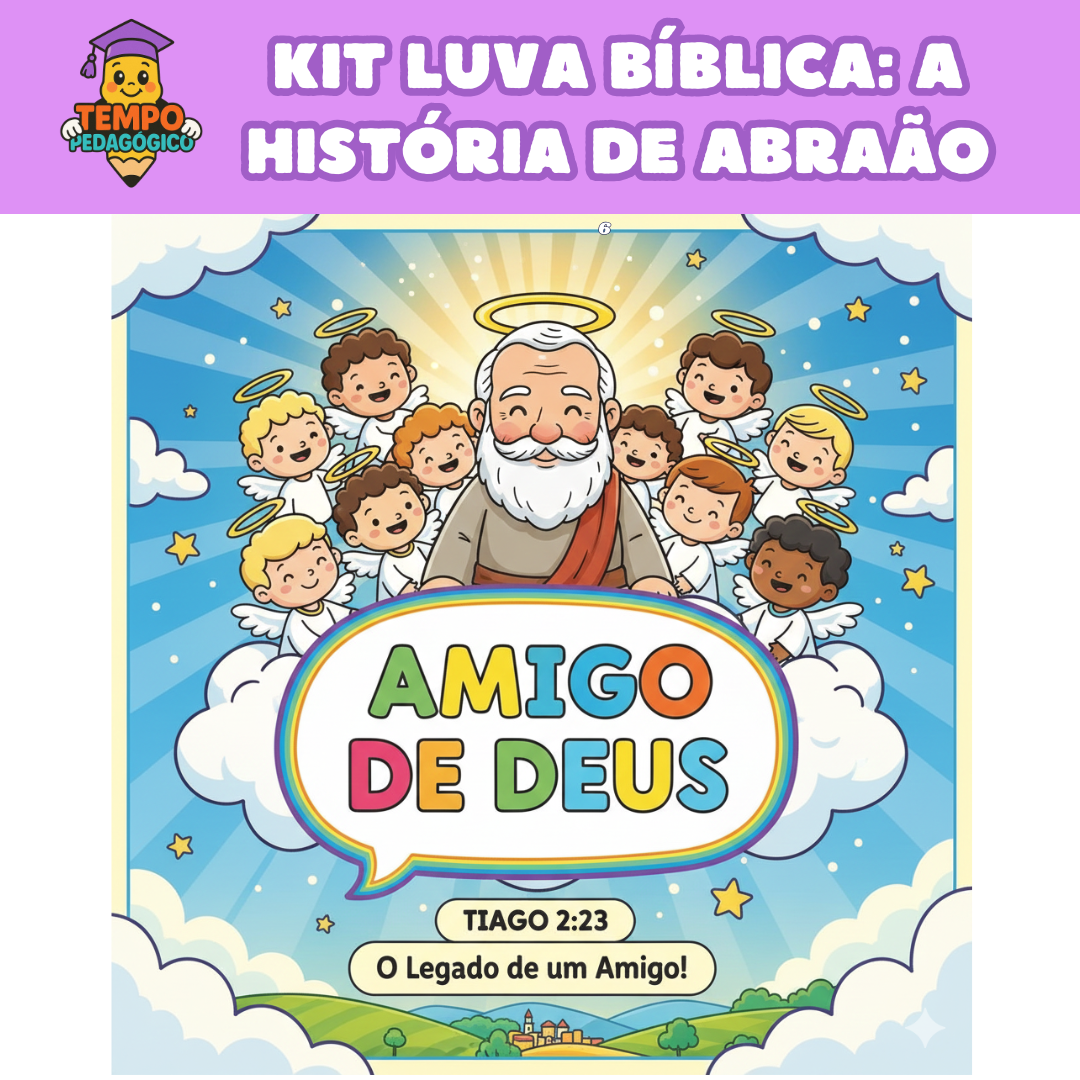 KIT - HISTÓRIA DE ABRAÃO LUVA DE HISTÓRIA BÍBLICA