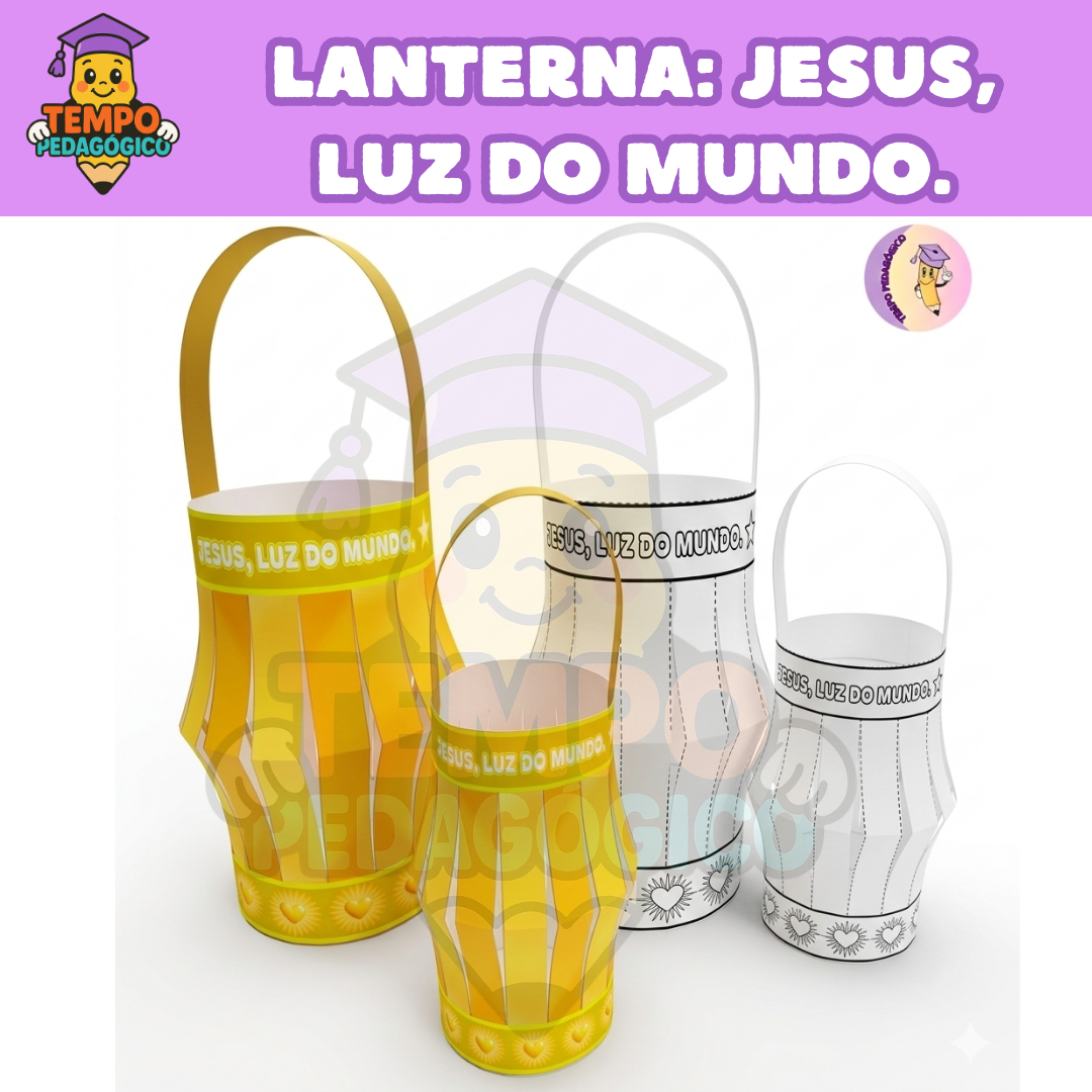 Lanterna: Jesus, Luz do Mundo.