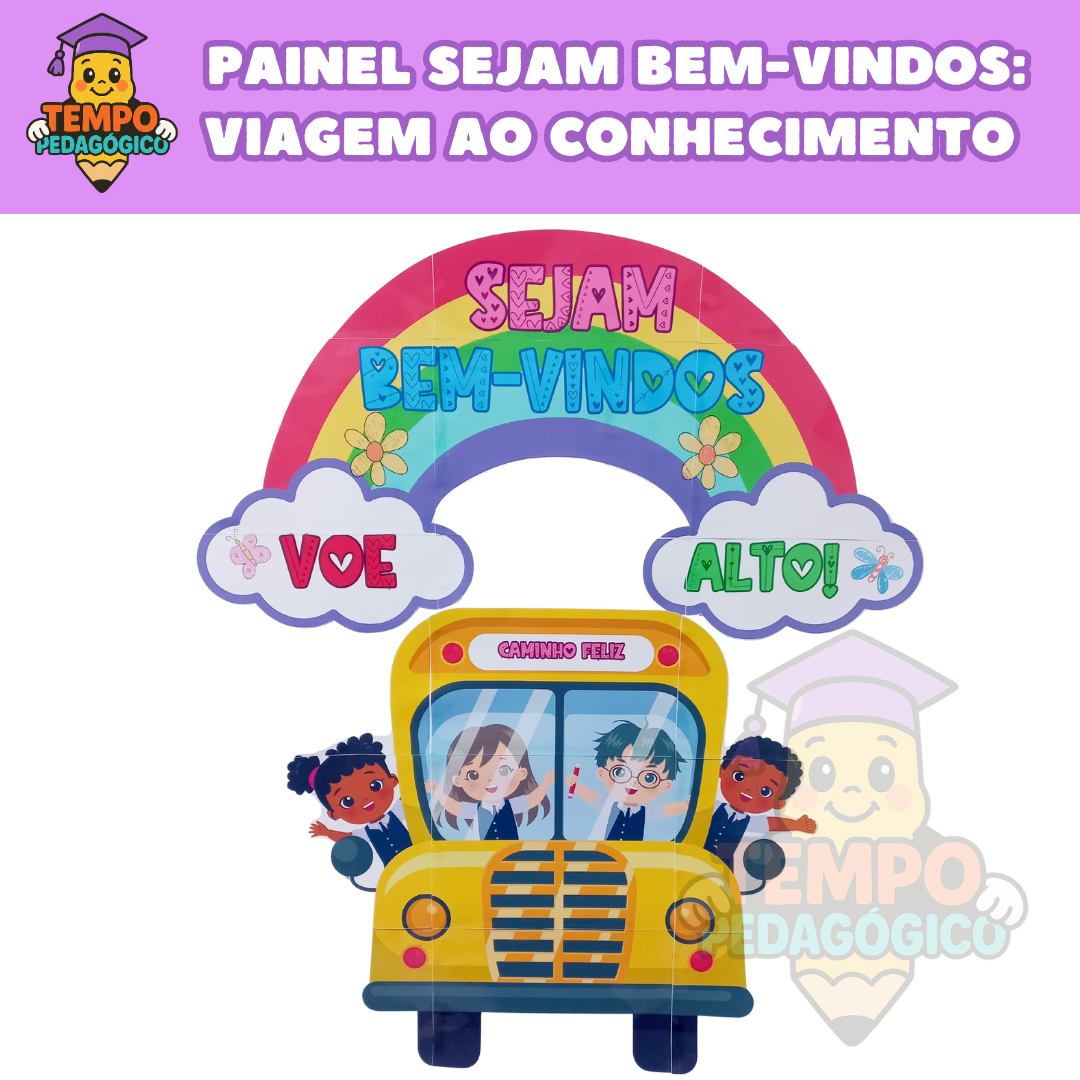 Painel Sejam Bem-vindos: Viagem ao Conhecimento