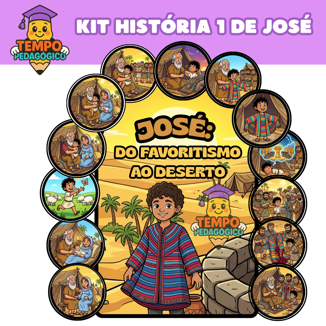 KIT CONTAÇÃO DE HISTÓRIA 1 -  José: Do Favoritismo ao Deserto