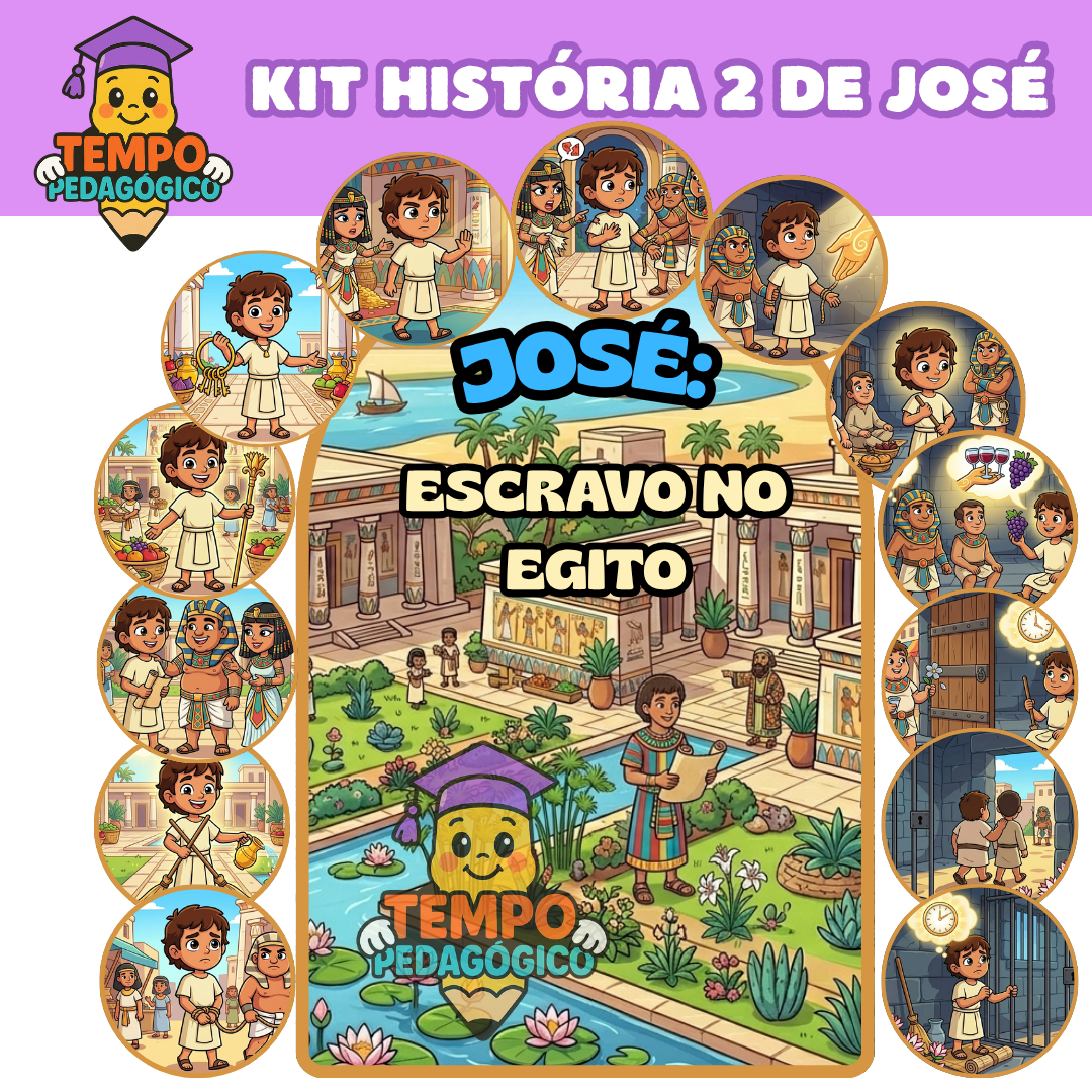 KIT CONTAÇÃO DE HISTÓRIA 2 -  José: Escravo no Egito