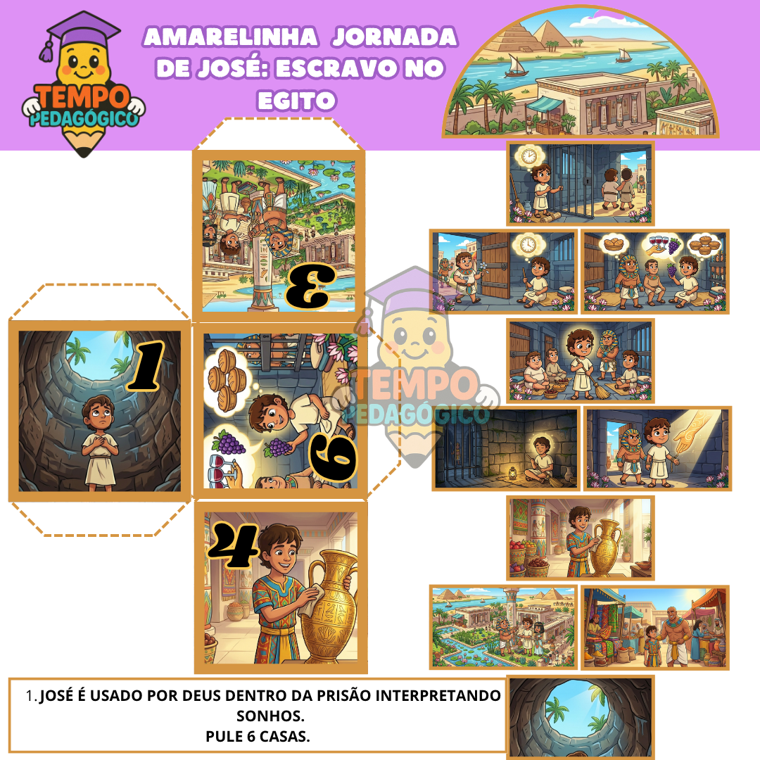 Amarelinha Gigante - A Jornada de José no Egito