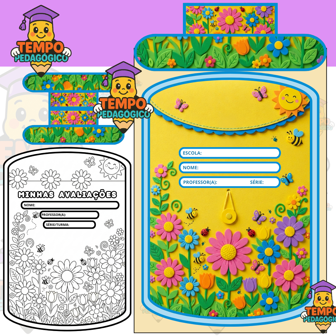 DECORAÇÃO PRIMAVERA PARA ENVELOPES
