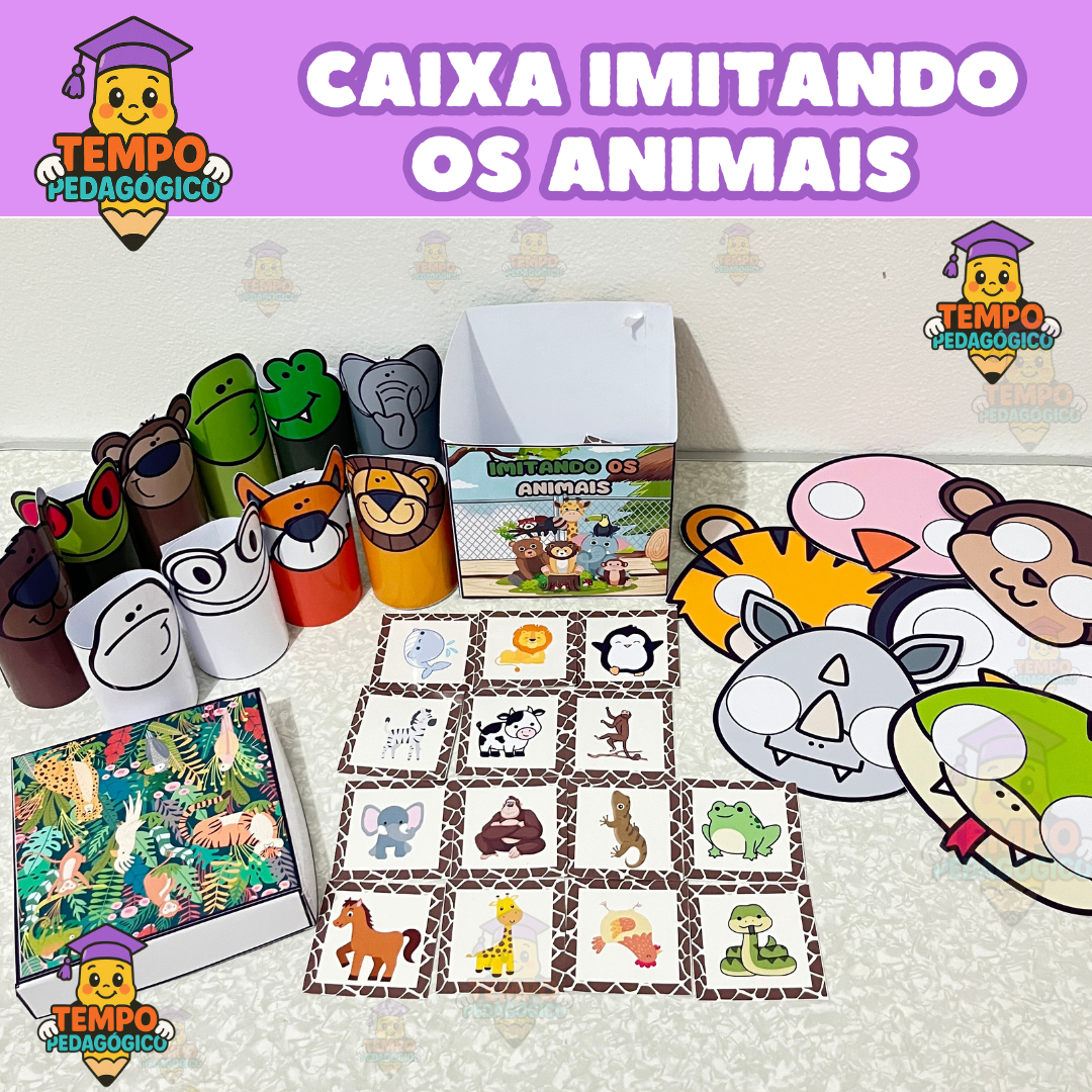 KIT LÚDICO IMITANDO OS ANIMAIS