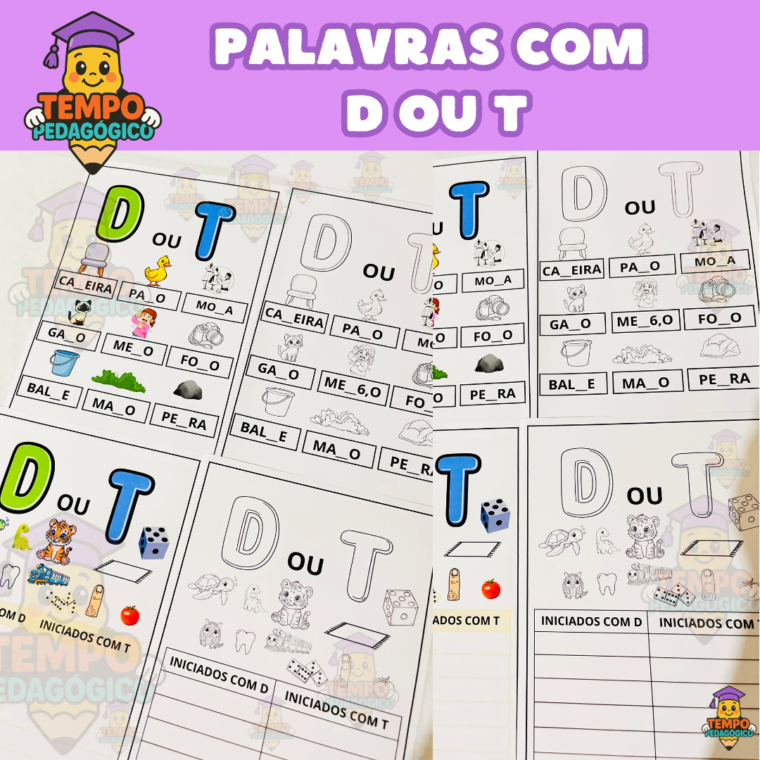 Palavras com D ou T