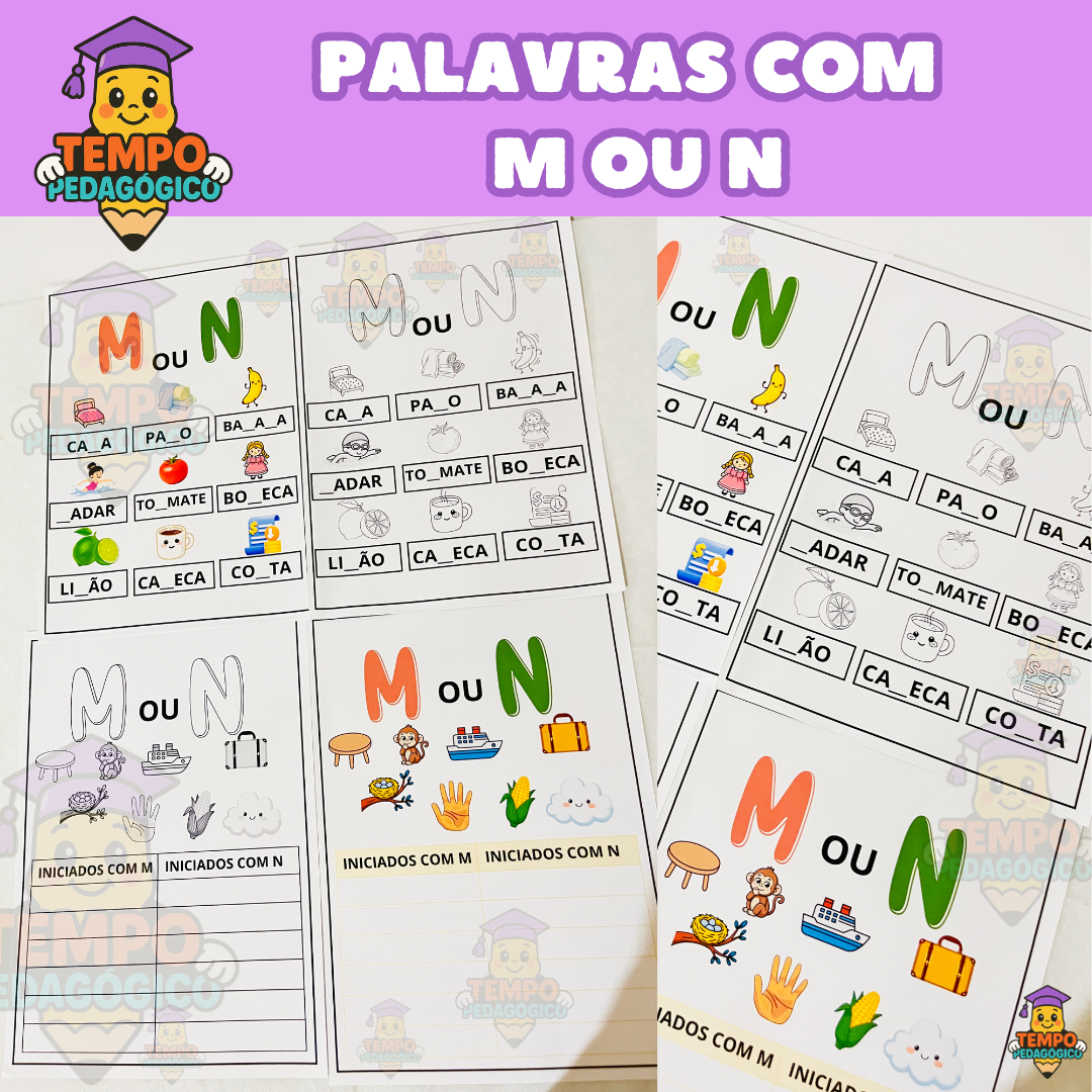 Palavras com M ou N