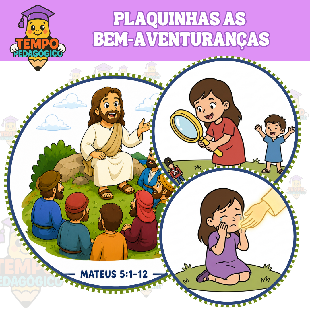 PLAQUINHAS AS BEM-AVENTURANÇAS