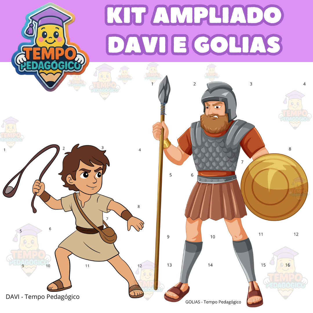 KIT AMPLIADO DAVI E GOLIAS