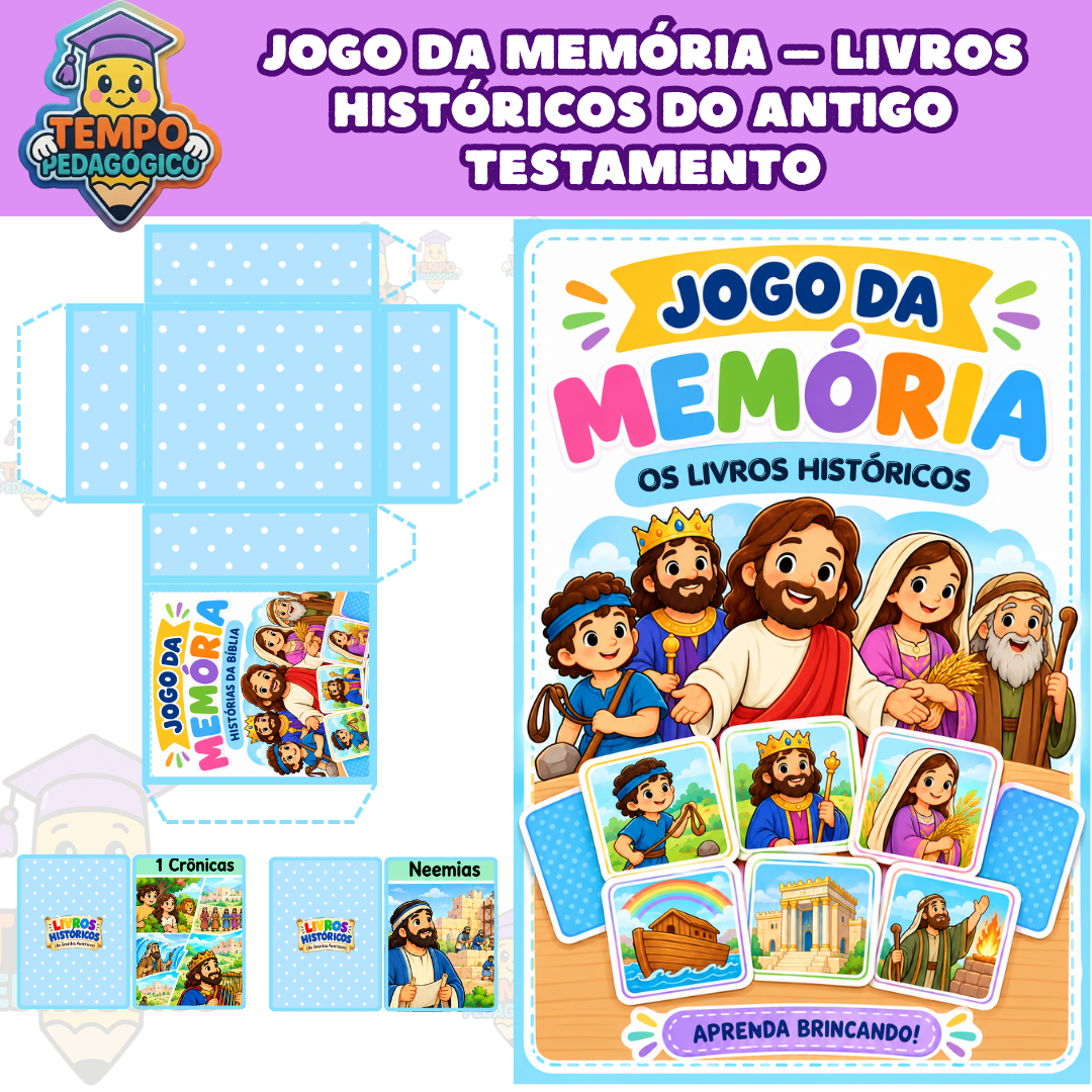 Jogo da Memória – Livros Históricos do Antigo Testamento